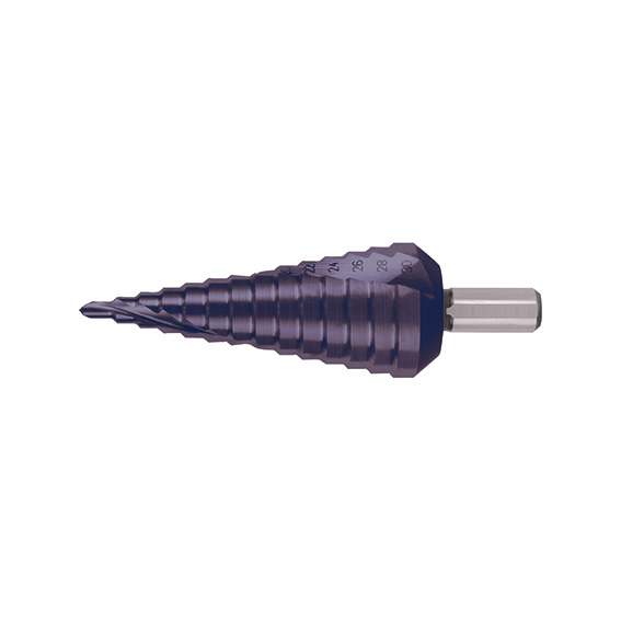 PUNTE GRADINO TiAlN D.4-12 mm