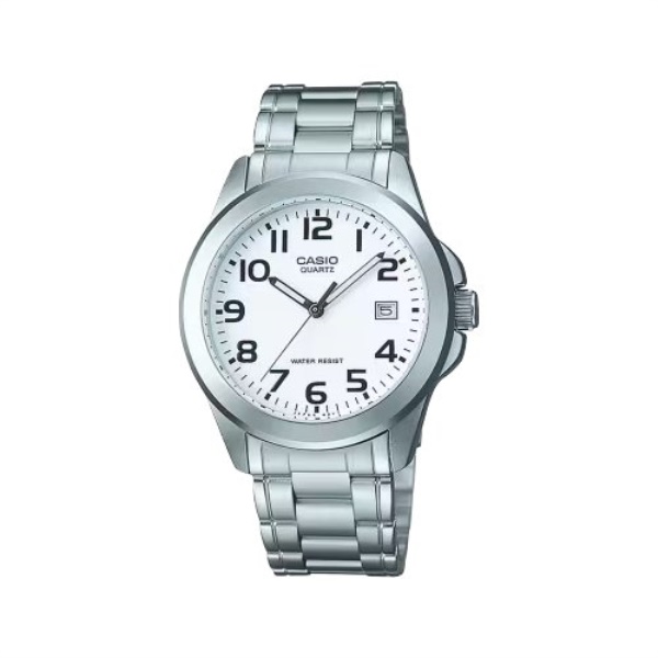 Orologio Casio MTP 1259PD 7B COLLECTION Silver e White