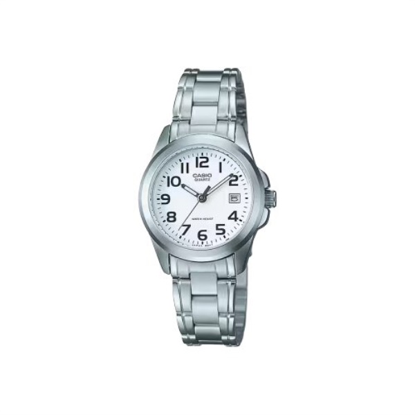 Orologio Casio LTP 1259PD 7BEG COLLECTION Silver e White