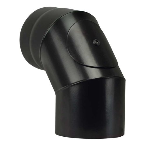 Curva canna fumaria Save Fumisteria NNO1508 PLUS LIGHT A 90 Ispezionab