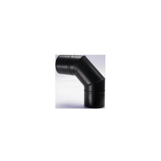 Curva canna fumaria Save Fumisteria PN803M PELLET LINE A 90 Nero opaco