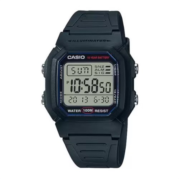 Orologio Casio W 800H 1AV COLLECTION Black