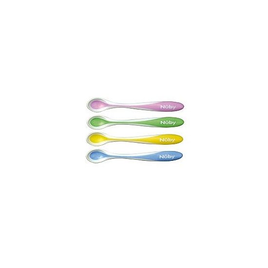 Cucchiaini infanzia termosensibili Nuby ID5277 Assortito
