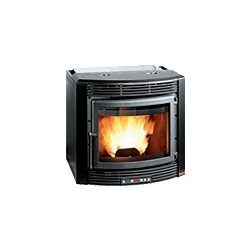 Extraflame Confort Maxi Inserto estraibile canalizzato con ventilazione frontale e 1 uscita posteriore ø 80 mm