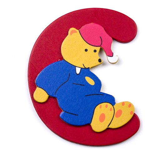 Accessorio decorativo Baby Idea 23000933 Lettera C Assortito