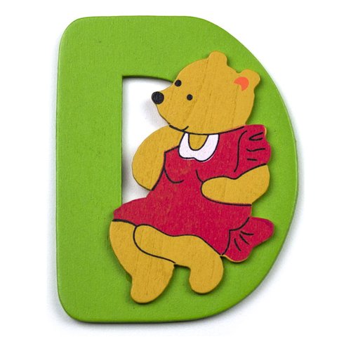 Accessorio decorativo Baby Idea 23000934 Lettera D Assortito