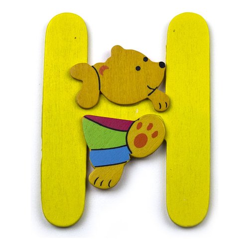 Accessorio decorativo Baby Idea 23000938 Lettera H Assortito