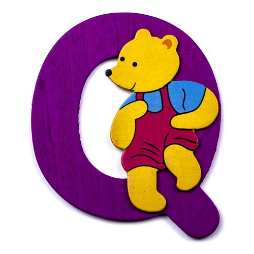 Accessorio decorativo Baby Idea 23000947 Lettera Q Assortito