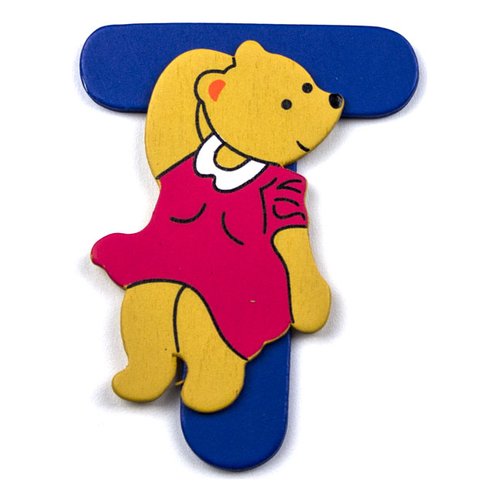 Accessorio decorativo Baby Idea 23000950 Lettera T Assortito