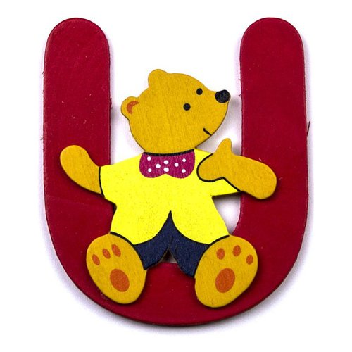 Accessorio decorativo Baby Idea 23000951 Lettera U Assortito