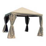 Amicasa - Gazebo Amicasa G2 MILANO Beige Beige