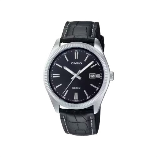 Orologio Casio MTP 1302PL 1AV COLLECTION Black e Silver