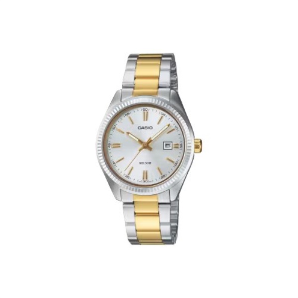 Orologio Casio LTP 1302PSG 7AV COLLECTION Silver e Gold