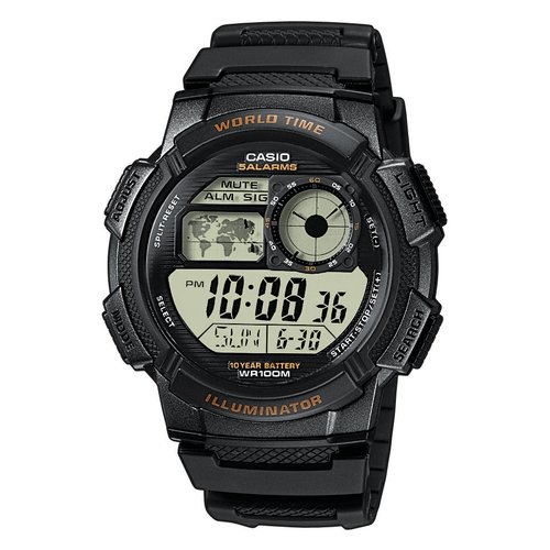 Orologio Casio AE 1000W 1AVEF COLLECTION World Time Black