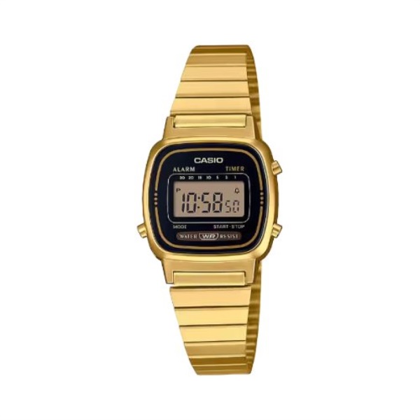 Orologio Casio LA 670WEGA 1EF COLLECTION Gold e Black