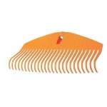 Fiskars - Scopa larga per foglie mm 228 in matriale plastico attacco rapido