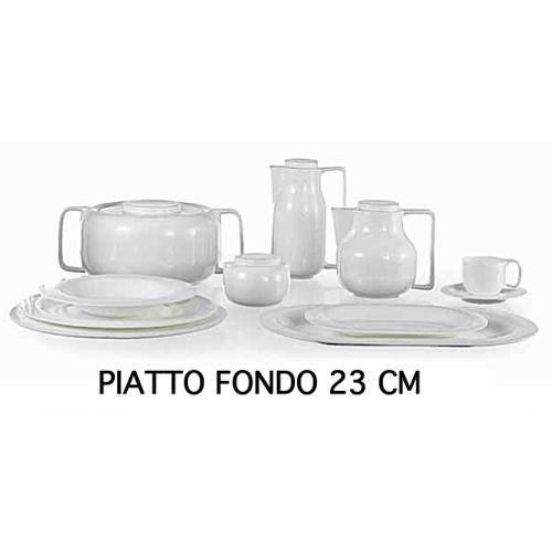 Andrea Fontebasso 1760 GB601230000 Piatto fondo Globe Bianco cm 23