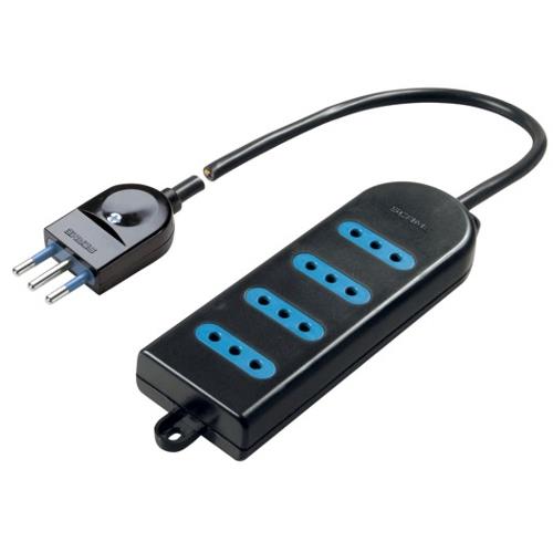 Multipresa tavolo Poly Pool PP0387 2 10A Nero