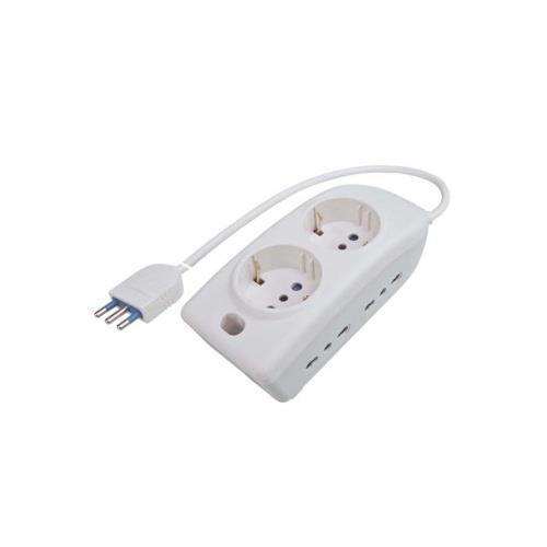 Multipresa tavolo Poly Pool PP0541 10/16A Bianco
