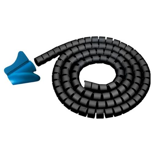 Raccoglicavo Poly Pool PP8099 2 Guaina Spiralina Nero