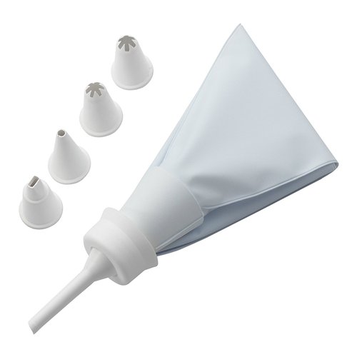 Sacco decoratore dolci Pedrini 240 Con 5 beccucci Bianco