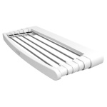 Stendibiancheria Gimi 153791 Telepack 70 Bianco