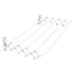 Gimi - Stendibiancheria da parete, comodo e pronto all'uso grazie al sistema a soffietto.
Fili grossi per evitare le pieghe sui capi. Lo stendibiancheria da parete estraibile al bisogno