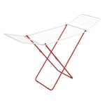 Gimi - Stendibiancheria da pavimento in acciaio, pratico e conveniente. Con piedini antiscivolo. Made in Italy