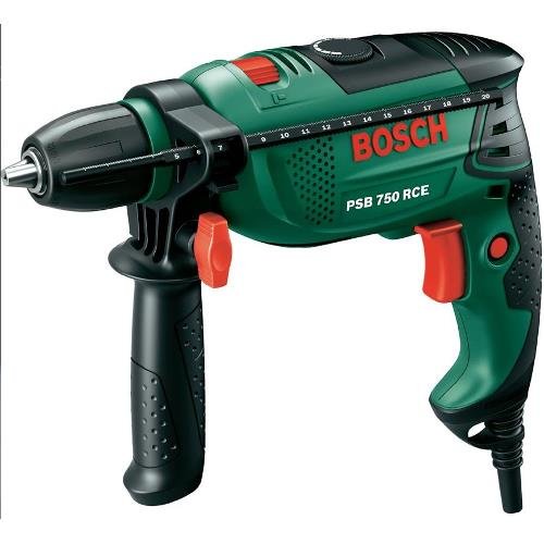 BOSCH PSB750RCE 0603128502 Trapano elettrico percussione 750 Watt con regolazione elettronica