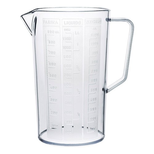 Contenitore graduato Cosmoplast 8185700 Caraffa graduata Florida Trasp