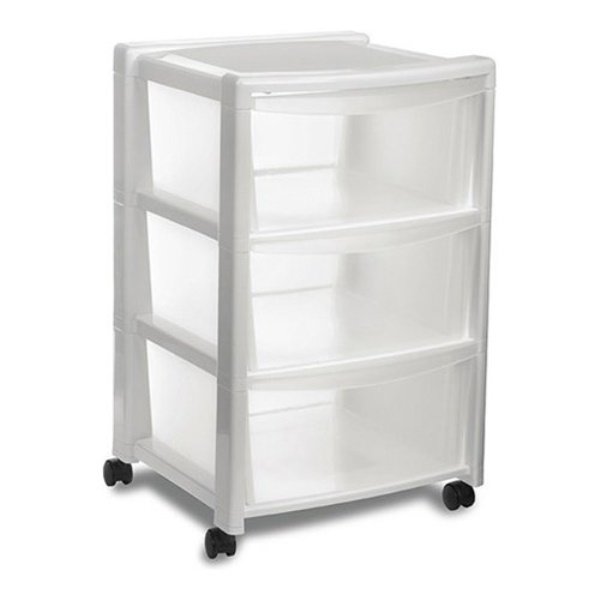 Cassettiera salvaspazio Stefanplast 50333 LIBERA 3C Bianco