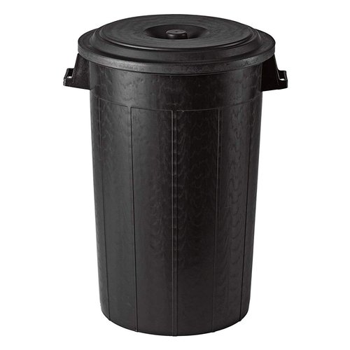 Bidone Stefanplast 25110+25990 Con Coperchio Nero