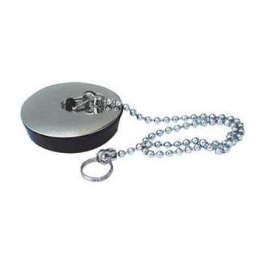 Tappo scarico Idro Bric L060931 Con Catenella Nero e Cromo