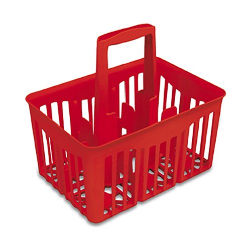 Porta bottiglie Stefanplast 42217 Cestello 6 Posti Rosso
