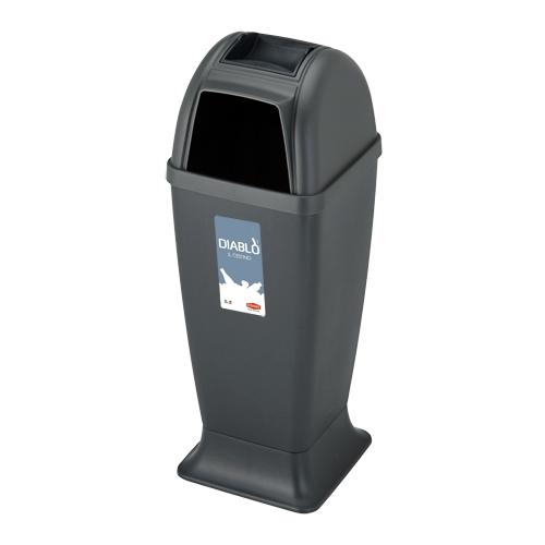 Pattumiera Stefanplast 71060 Diablo Nero