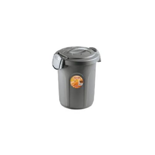 Bidoncino Stefanplast 70250 SPEEDY coperchio a clip Silver
