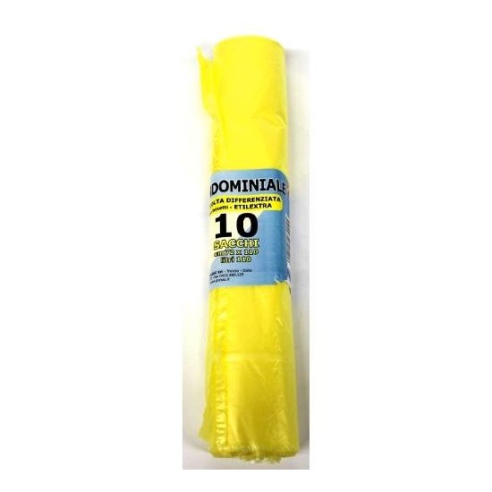 Set sacchi spazzatura Gel Sac 972241HD ROTOSAC con legaccio Giallo