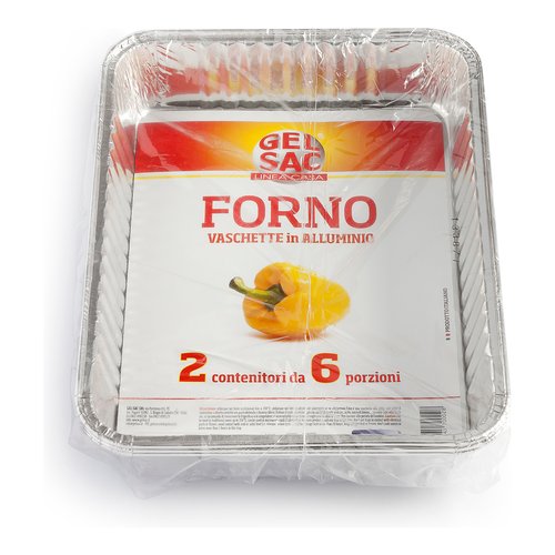 Set vaschette monouso Gel Sac 700011 R2 6 Porzioni