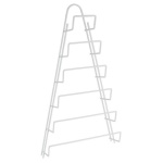 Cme - Porta coperchi Metaltex 36 28 06 SPACE LINE 6 posti appendibile Bianco