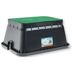 Pozzetto impianto irrigazione Claber 90510 RAINJET Grande con coperchi