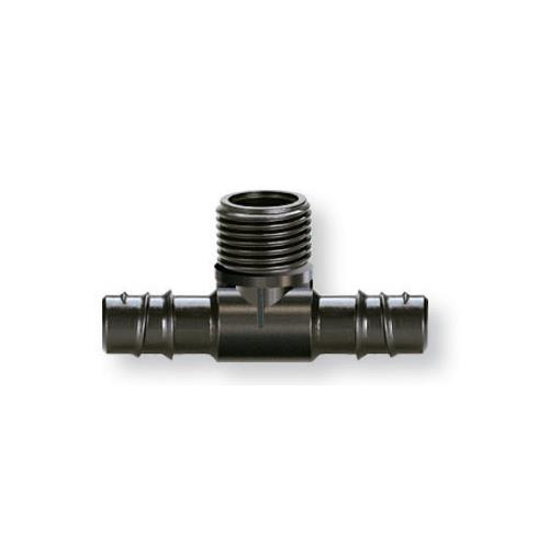 Raccordo derivatore Claber 91072 RAINJET A T Filettati per Tubo Collet