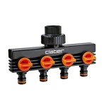 Presa rubinetto irrigazione Claber 8581 GARDENLIFE 4 Vie Innesto Rapid