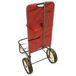 Carrello spiaggia Amicasa Maxy Pieghevole Rosso