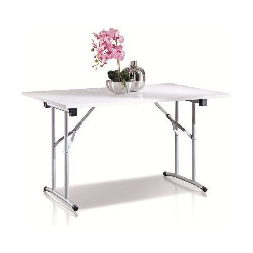 Terraneo Scrivania Pieg. EL 25 Bianca 125x80x75h Scrivania tavolo Brunch  con gambe pieghevoli cm 125x80x75 Bianco