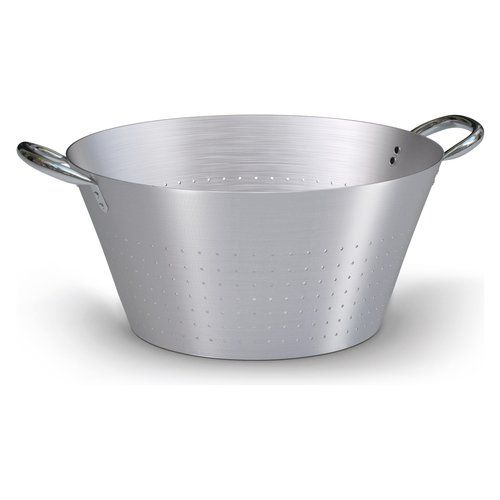 Colapasta Conico Pardini Omnia: 45 Cm, Due Manici, In Alluminio Grigio. Lo Scola Pasta Professionale Per La Tua Cucina! Leggero E Capiente.