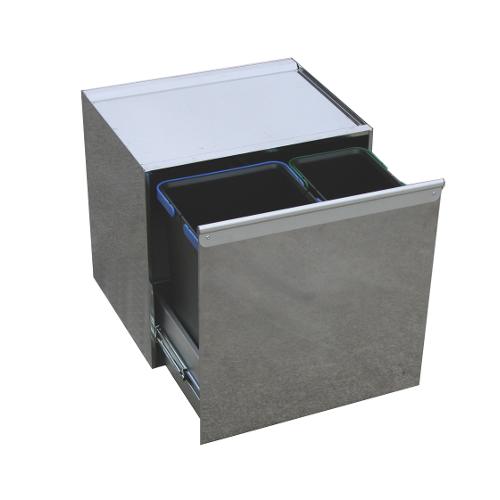 Pattumiera incasso Lavenox SY T 28 SYSTEM Inox