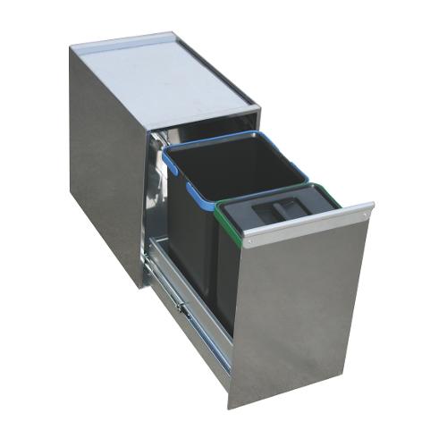 Pattumiera incasso Lavenox SY B 08 SYSTEM Inox
