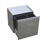 Lavenox - Pattumiera incasso Lavenox SY T 28 SYSTEM Inox