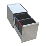 Lavenox - Pattumiera incasso Lavenox SY D 16 SYSTEM Inox