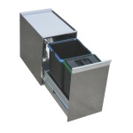 Lavenox - Pattumiera Lavenox System Inox SY.A.05